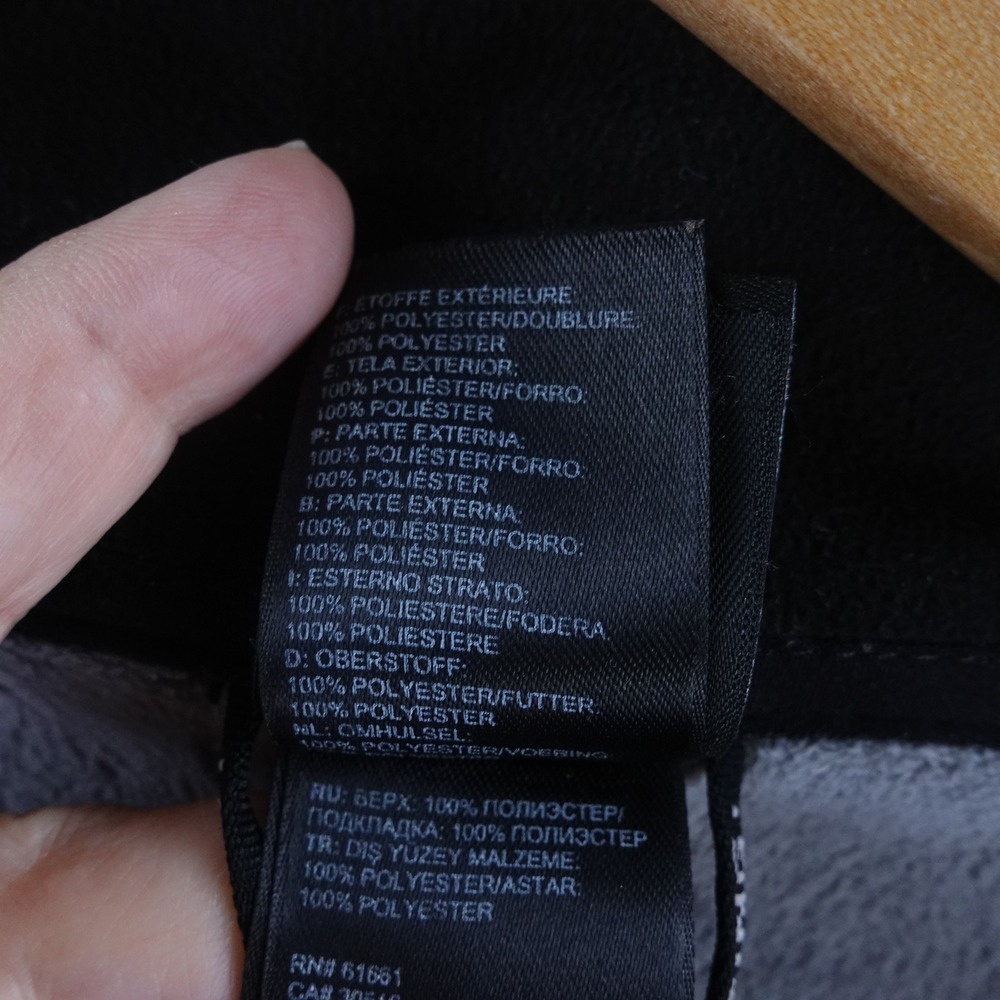 The North Face Mens Large Summit Series Windstopper Jacket Black Softshell Zip - Picture 5 of 11